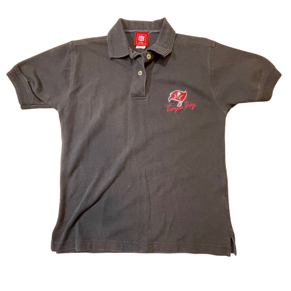 NFL Tops - NFL Tampa Bay Buccaneers Polo Shirt Embroidered Logo Short Sleeve Women's Medium